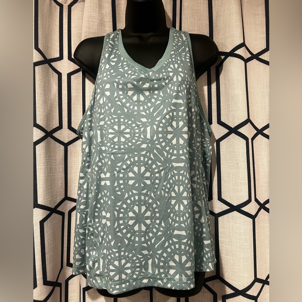 Adidas Geometric Patterned Tank Top